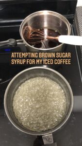 Making Brown Sugar Syrup