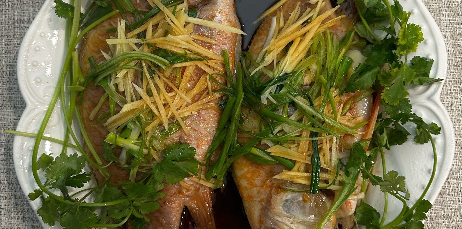 Chinese steamed fish