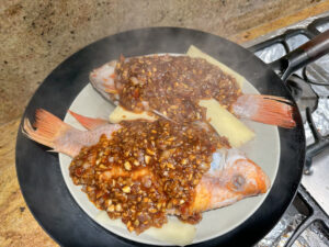 Chinese Steamed Fish with Fermented Bean Paste