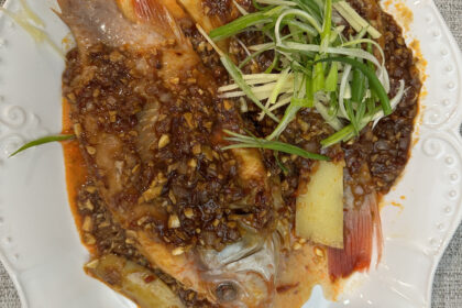 Steamed Chinese Toban Djan Fish