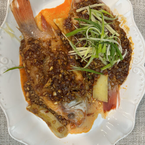 Steamed Chinese Toban Djan Fish