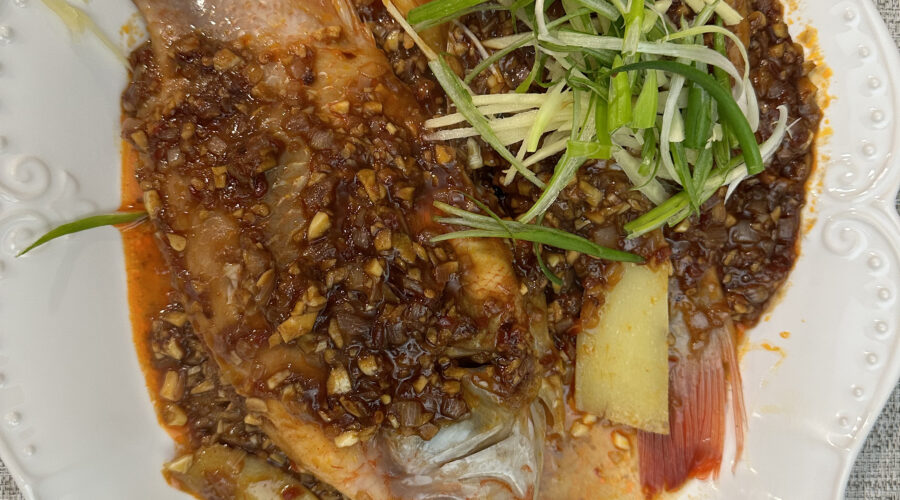 Steamed Chinese Toban Djan Fish